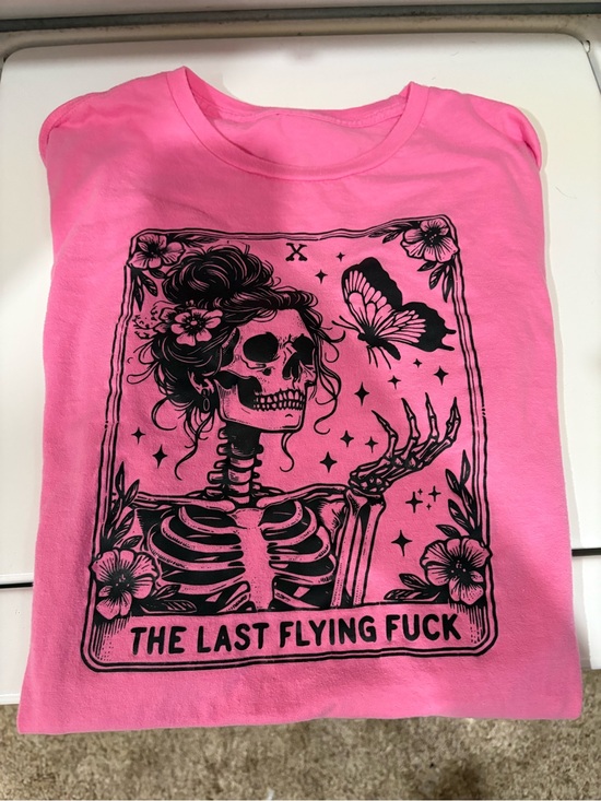 Tops - Pink Graphic Tee - The Last Flying Skull